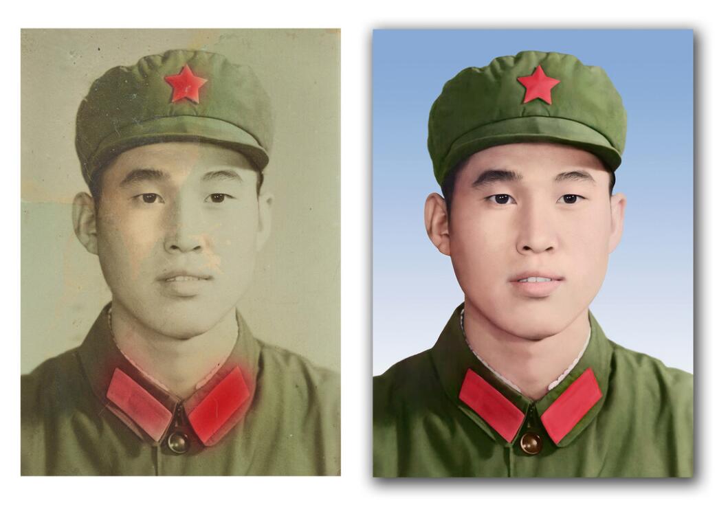 尖峰镇破损照片修复-18